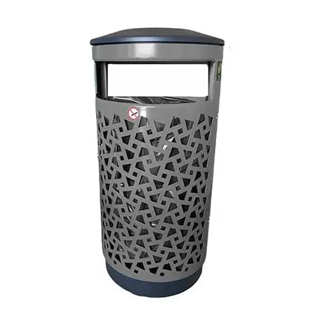 Corbeille acier 80L Wellington tri sélectif 1 flux