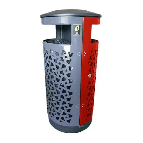 Corbeille acier Wellington tri sélectif 2 x 40L
