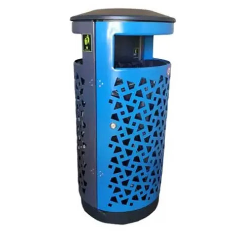 Corbeille acier Wellington tri sélectif 2 x 40L