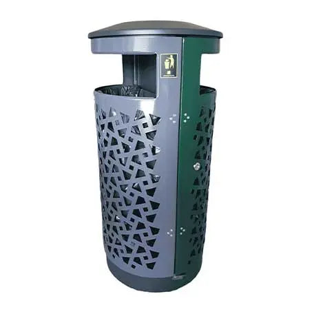 Corbeille acier Wellington tri sélectif 2 x 40L