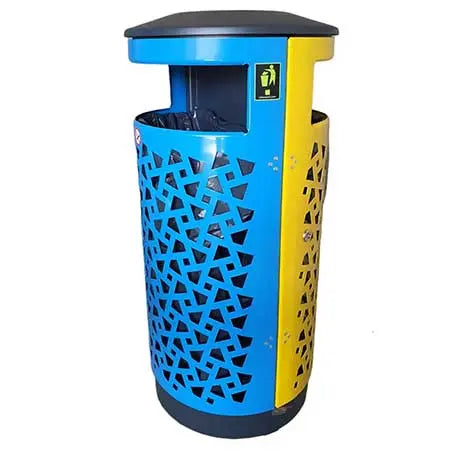 Corbeille acier Wellington tri sélectif 2 x 40L