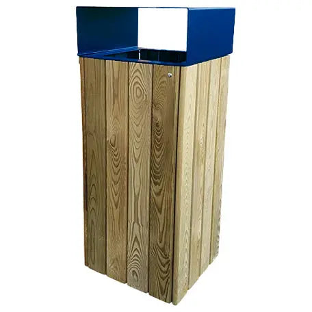 Corbeille bois et acier 80L Wood City