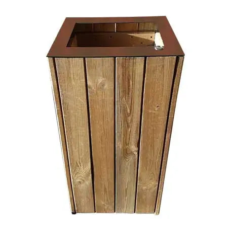 Corbeille bois 80L Wood Open