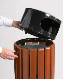 Corbeille bois basic Zeno 40 ou 60 litres