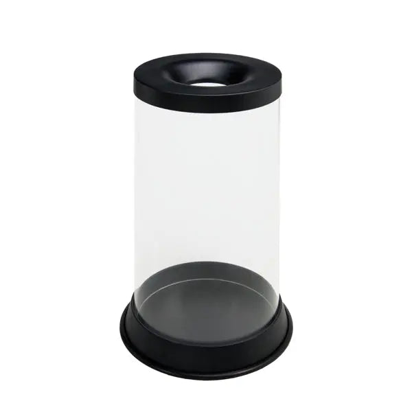 Corbeille antifeu transparent 110 litres france collectivités