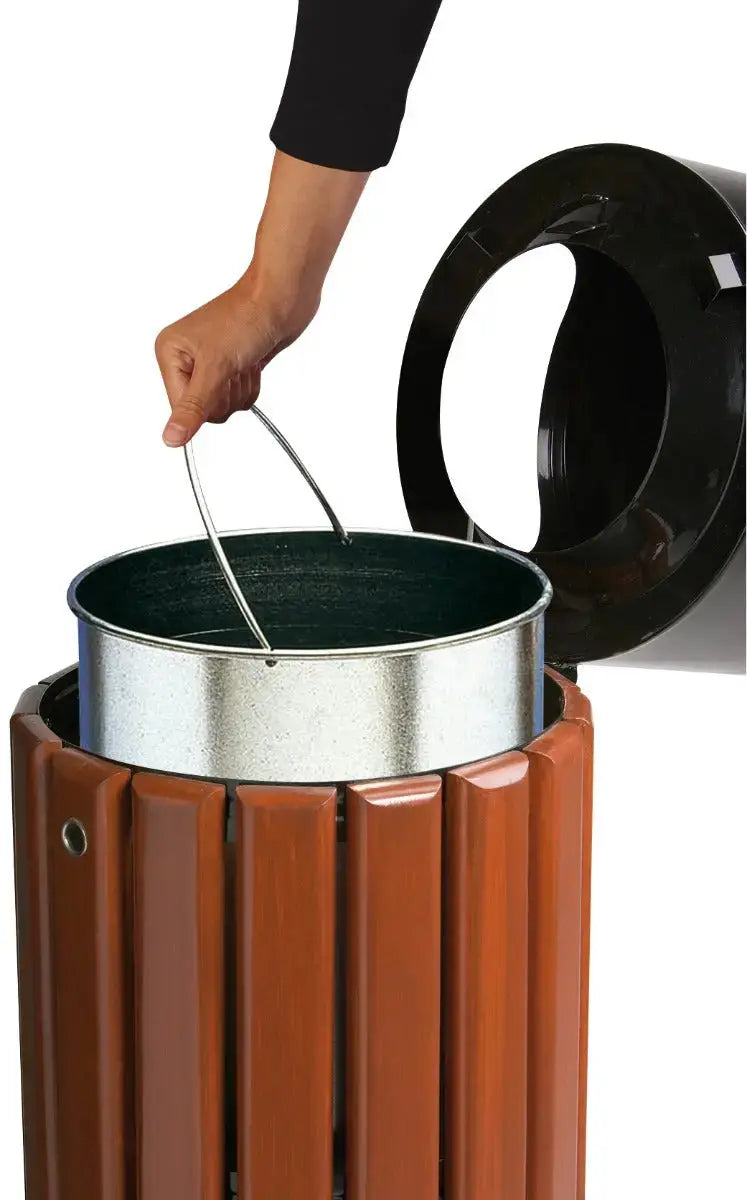 Corbeille bois basic Zeno 40 ou 60 litres