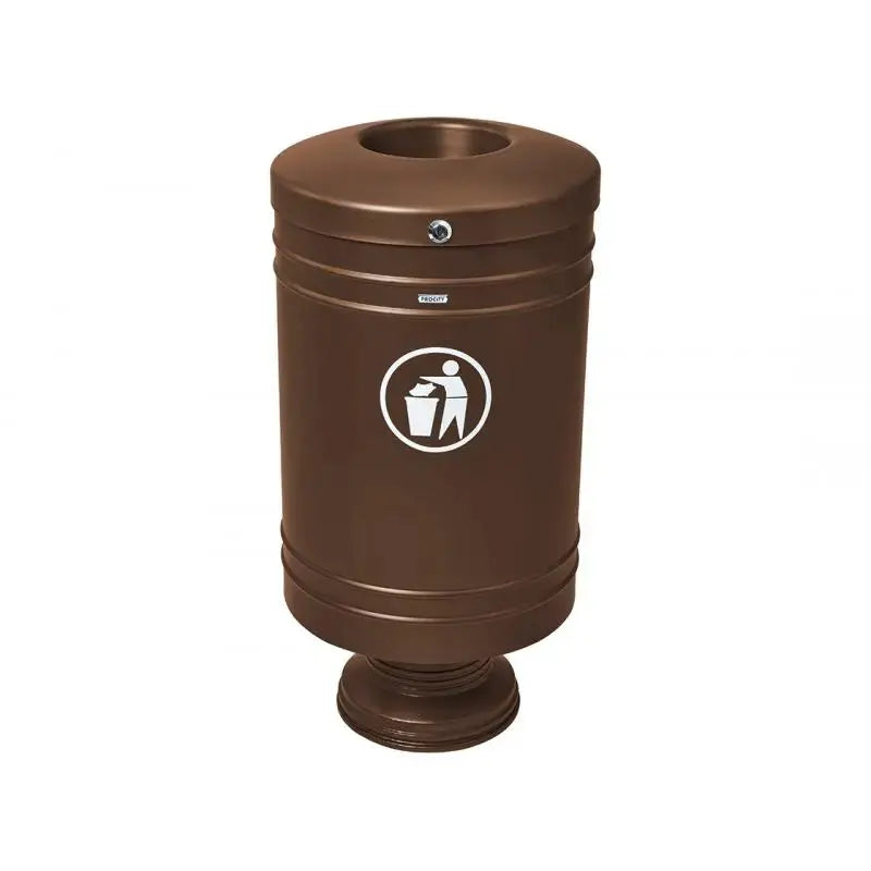 Corbeille Gascogne socle en fonte 60 litres