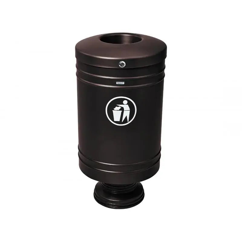 Corbeille Gascogne socle en fonte 60 litres