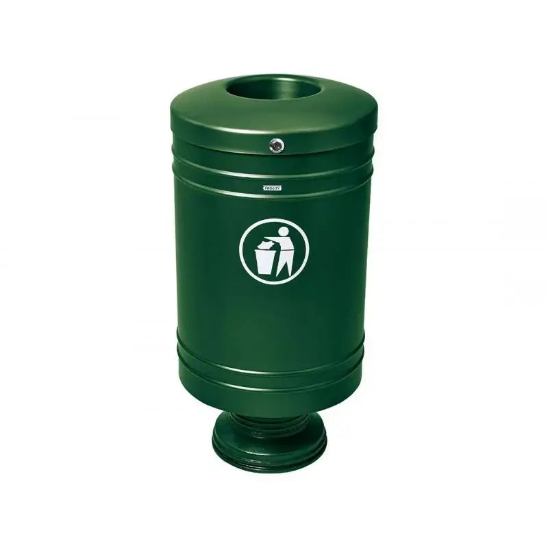 Corbeille Gascogne socle en fonte 60 litres