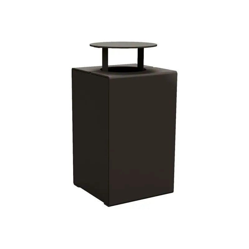 Corbeille KUB acier 120L avec couvercle france collectivités