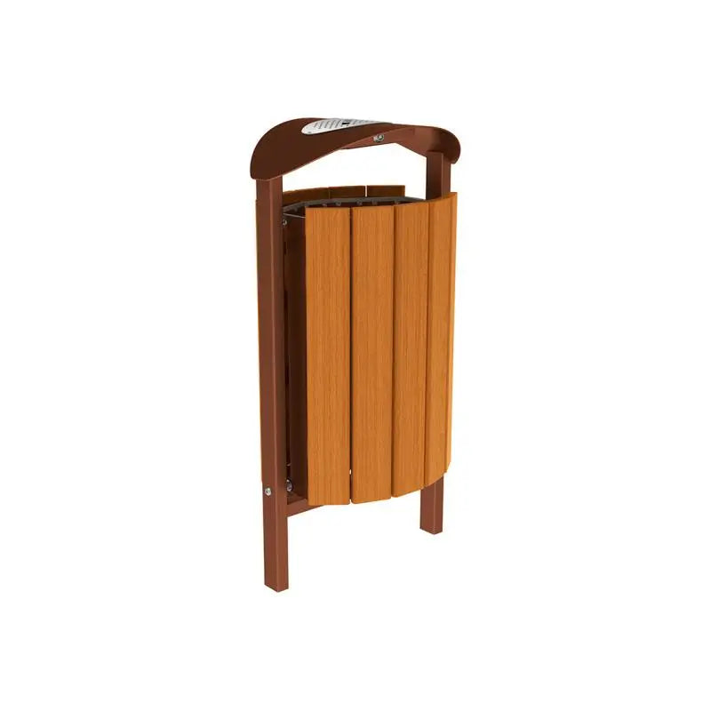 Corbeille Silaos acier et bois 50L