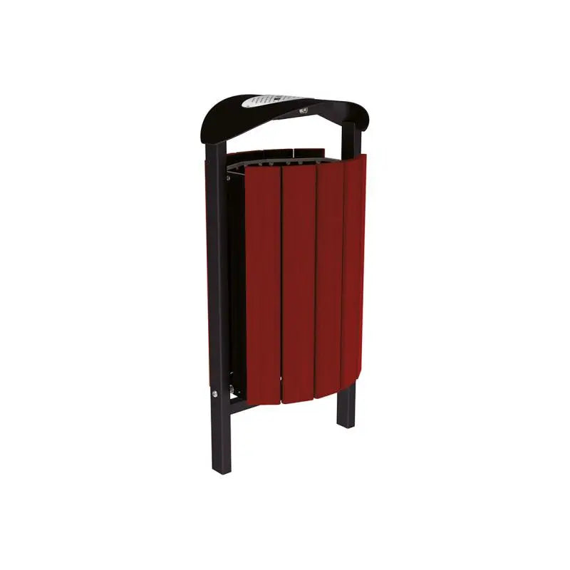 Corbeille Silaos acier et bois 50L