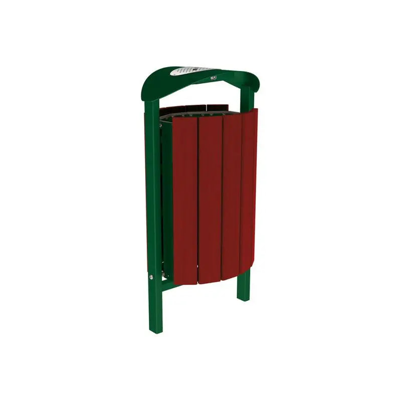 Corbeille Silaos acier et bois 50L