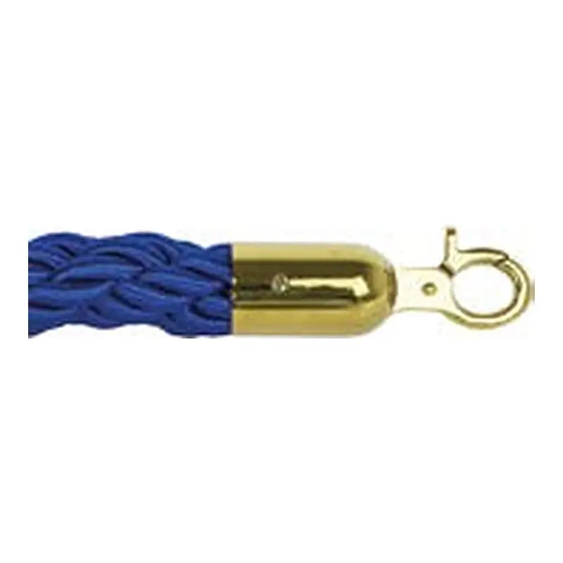 Cordon bleu roi avec embout et crochet dorés