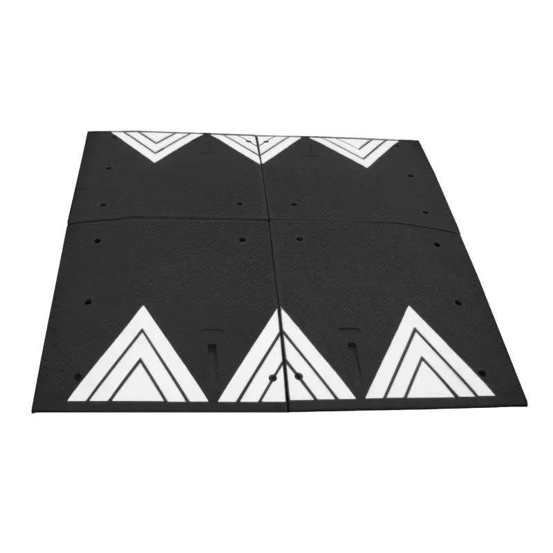Coussin berlinois en caoutchouc H 65 mm avec dents de requin réfléchissantes – Viso