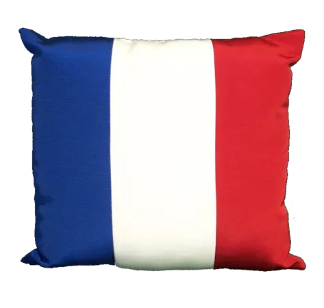 Coussin d'inauguration tricolore france collectivités