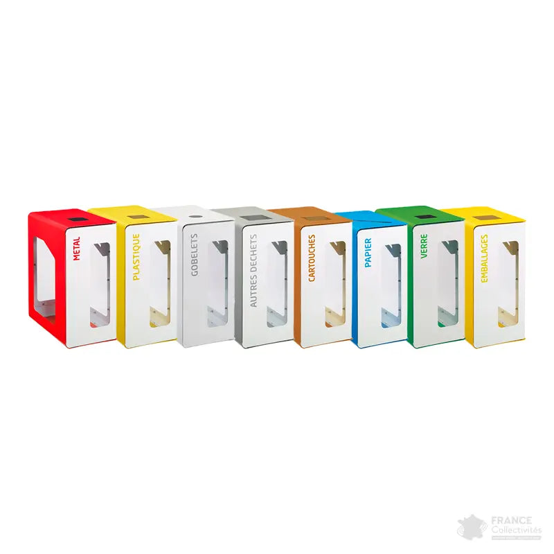 Corbeille pour tri sélectif vigipirate 90L Cubatri Rossignol