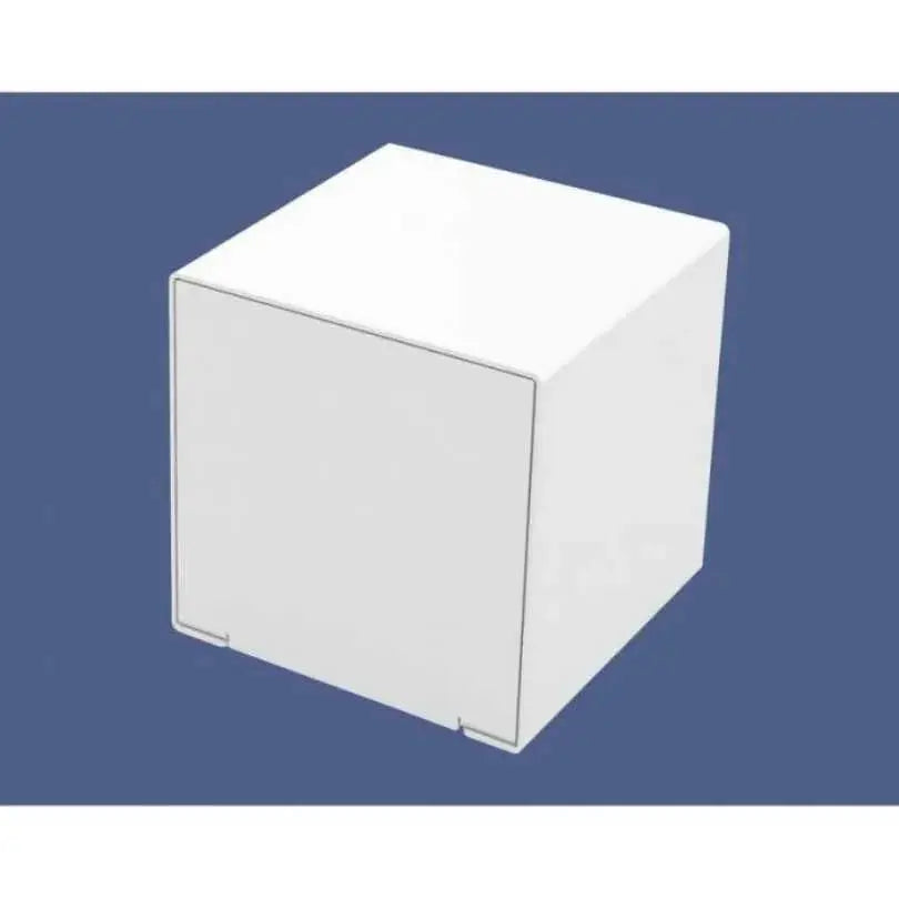 Cube acier Kub 45 cm en acier peint sur zinc pour aménagement contemporain