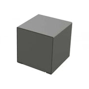 Cube acier Kub 450x450x450 mm en acier peint sur zinc pour mobilier urbain extérieur