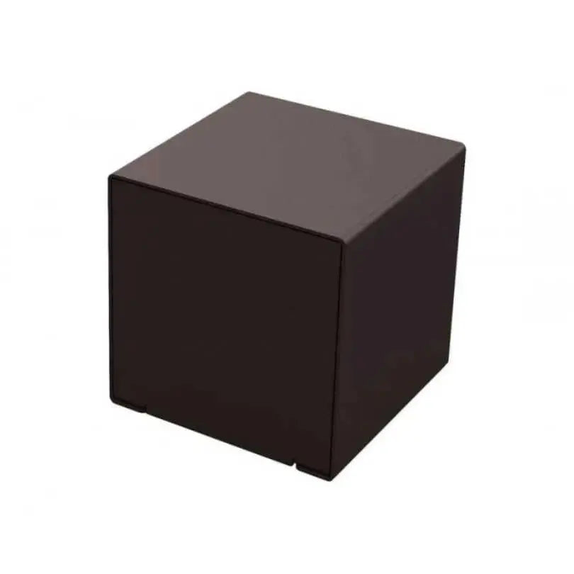 Cube acier Kub design simple et industriel en acier peint sur zinc