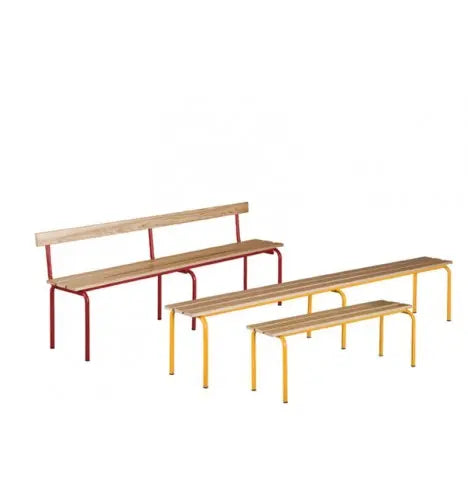 Banc acier bois cyrano 2.40 m - France Collectivités