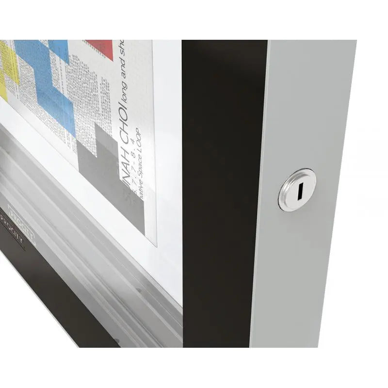 Vitrine d'affichage Edge sur poteaux Procity
