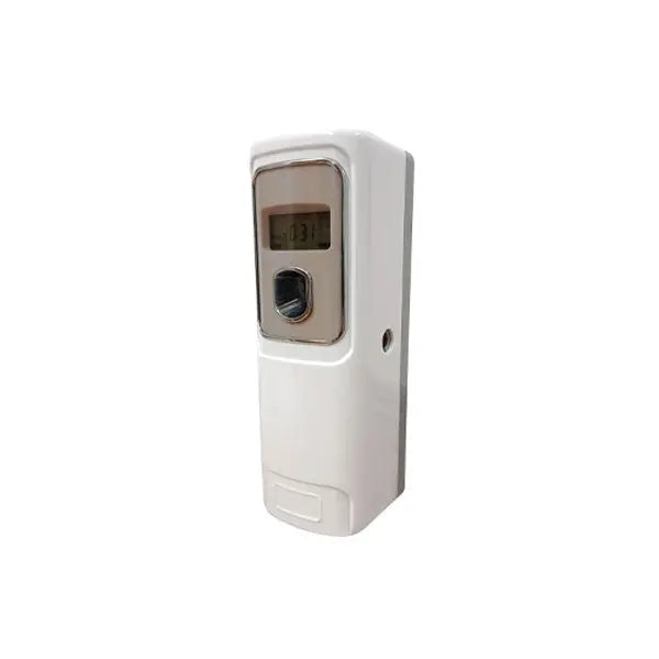 Diffuseur automatique de parfum à écran LCD, blanc et gris – France Collectivités