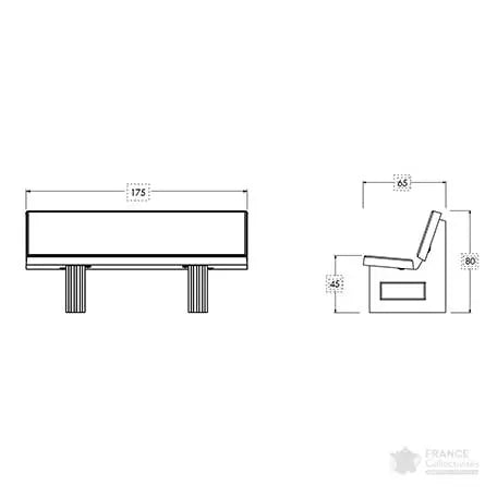Banc béton Los Angeles