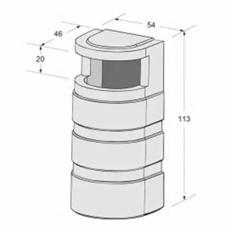 Corbeille béton 100L Pêle Mêle