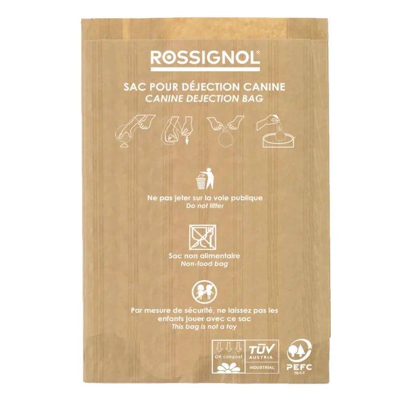 Lot de 1000 sacs canins liasses en papier kraft DOOGY france collectivités