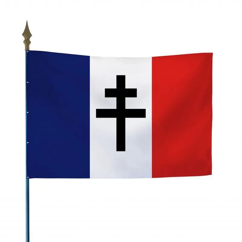Drapeau Croix de Lorraine france collectivités