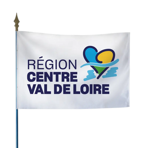 Drapeau et pavillon Centre-Val de Loire