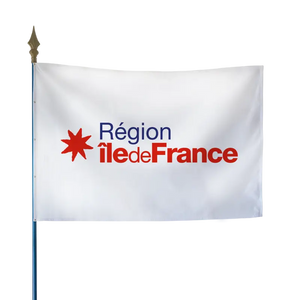 Drapeau et pavillon Île-de-France