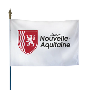 Drapeau et pavillon Nouvelle-Aquitaine