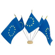 Lot drapeaux Union Européenne de table france collectivités