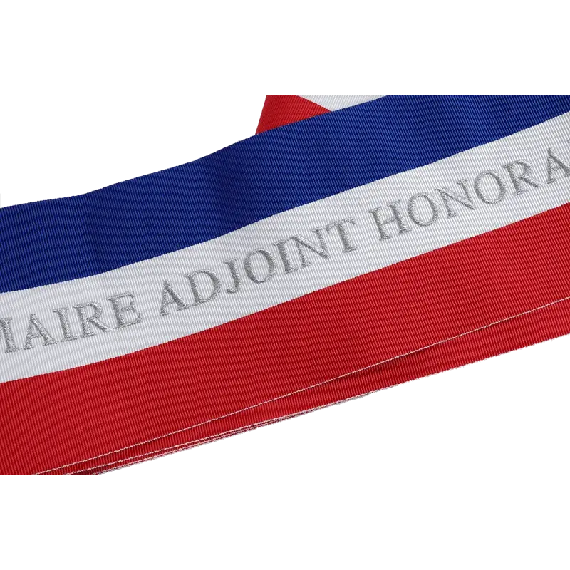 Echarpe Brodée Maire / Maire Adjoint Honoraire Festa