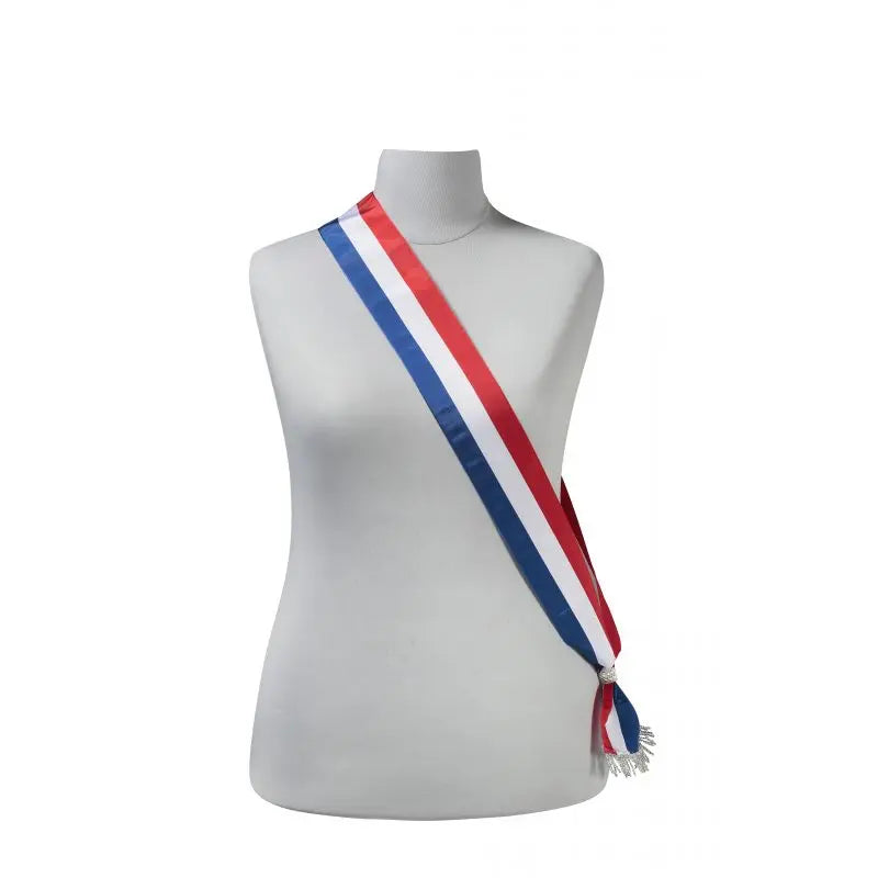 Écharpe tricolore neutre pour le jeune élu france collectivités