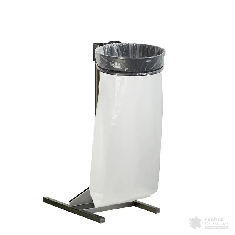 Support sac 110L Ecollecto sur poteau