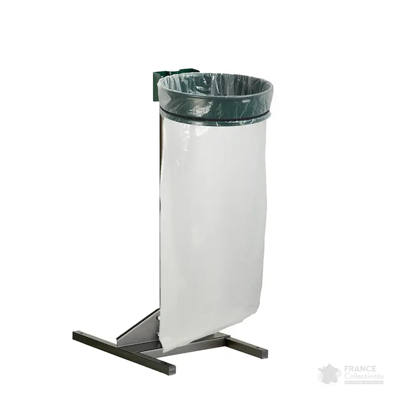 Support sac 110L Ecollecto sur poteau