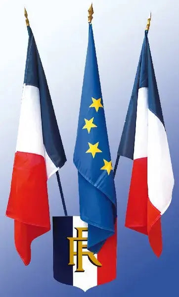 Ecussons porte drapeaux france collectivités