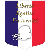 Écusson porte-drapeaux Tricolore + Liberté Égalité Fraternité Gamme éco france collectivités