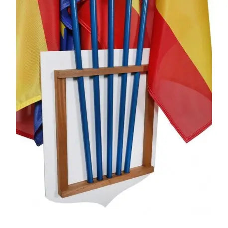 Écusson porte-drapeaux personnalisable loi Peillon + Liberté Égalité Fraternité Gamme éco france collectivités