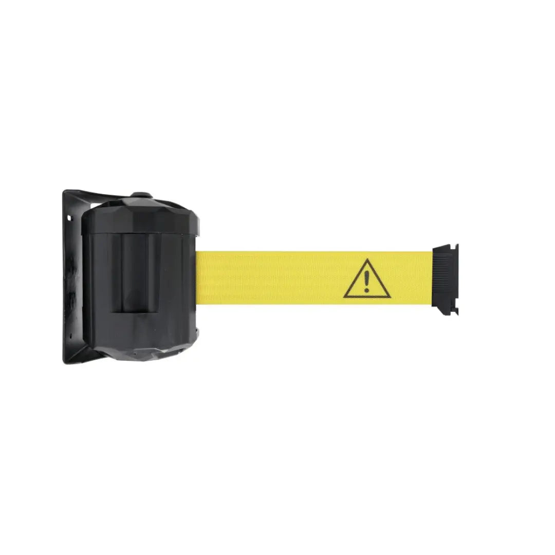 Enrouleur extérieur 4 m, sangle jaune « Danger »