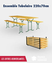 Promo 20 ensembles Tubulaire 2.20 x 0.70 cm france collectivités
