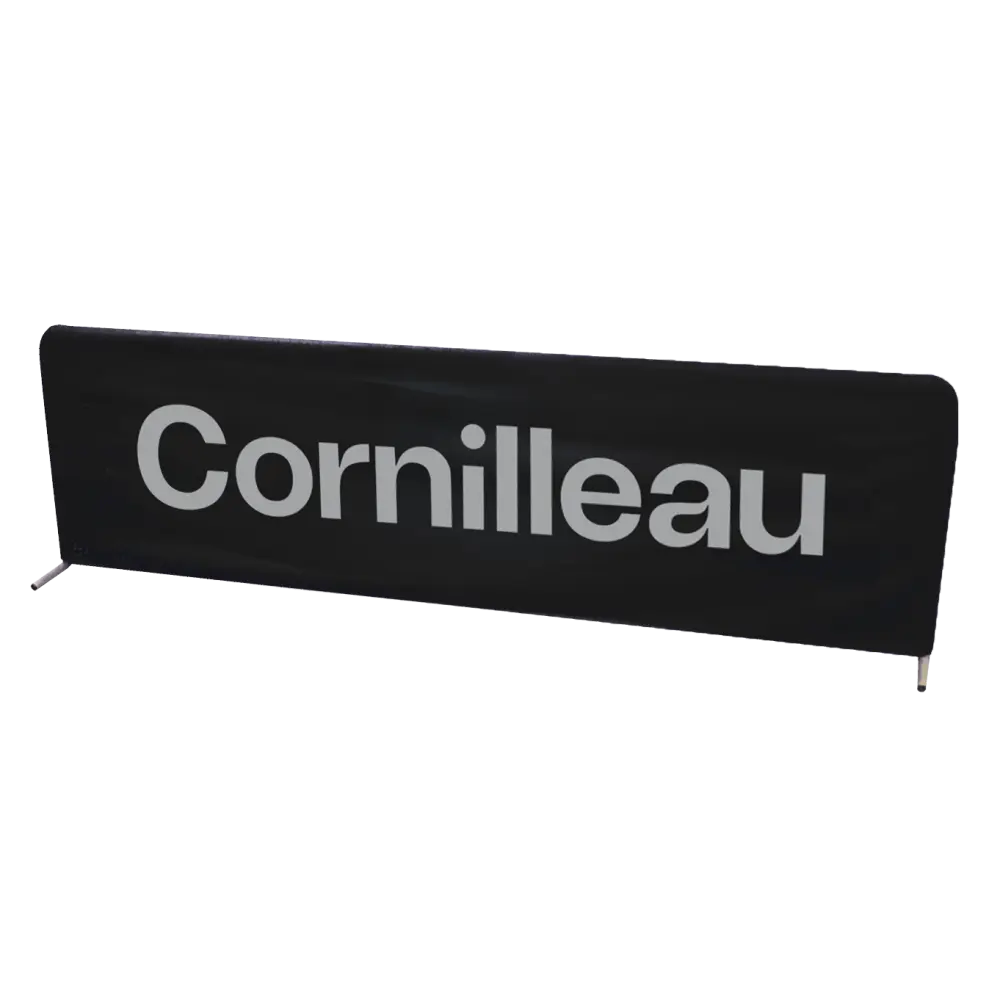 Entourage de tennis de table Cornilleau en polyester noir