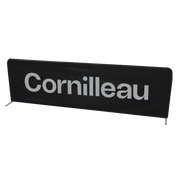 Entourage de tennis de table Cornilleau en polyester noir