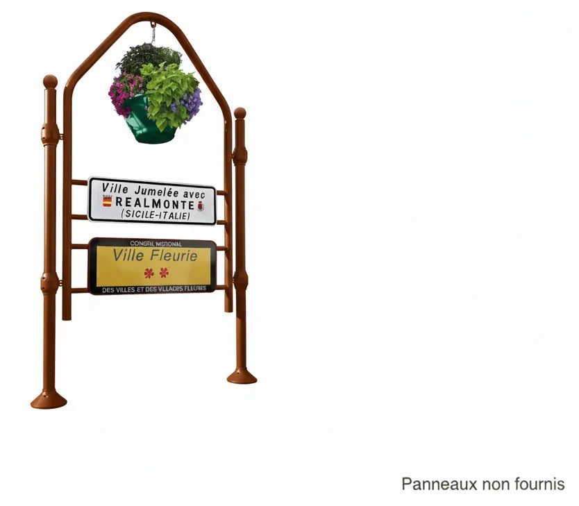 Entrée de ville Province Boule france collectivités