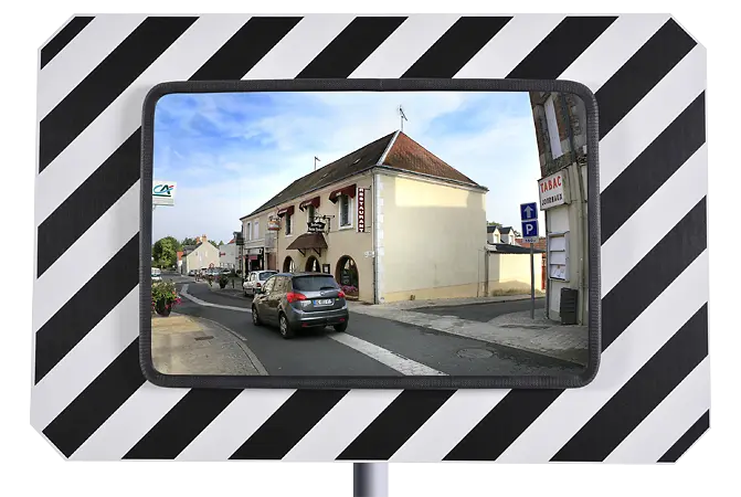 Miroir de circulation routière 90° Plexi+ - Gamme Classique - France Collectivités