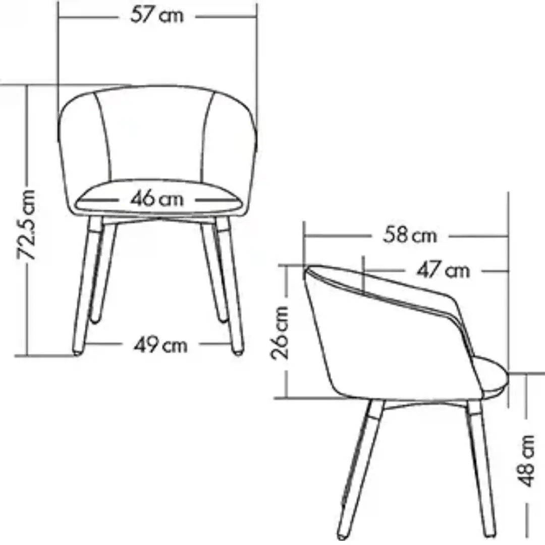 Fauteuil ARCO en tissu et pieds bois france collectivités