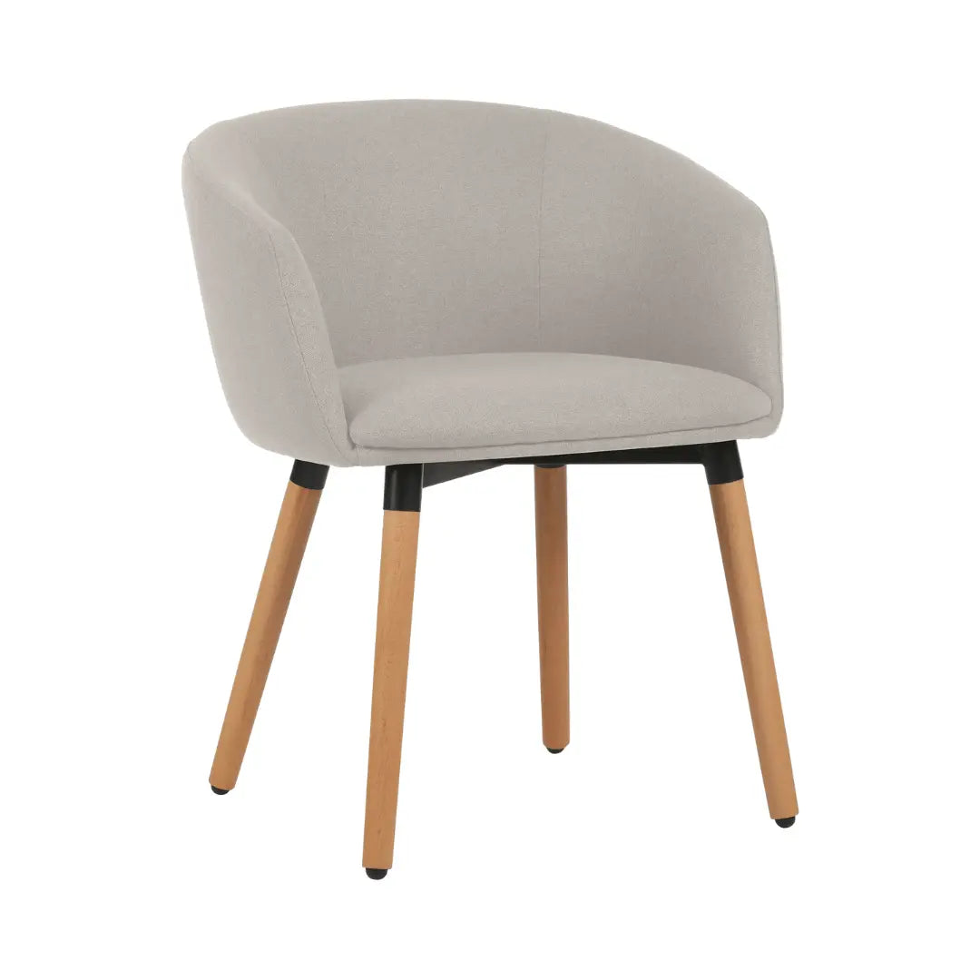 Fauteuil ARCO en tissu et pieds bois france collectivités
